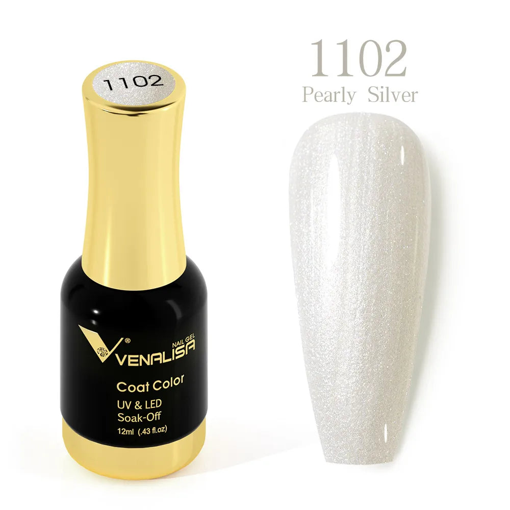 VENALISA Crystal UV Gel 12ml – French Nails, Glitzer, Pearl, HEMA-frei 1. Kollektion