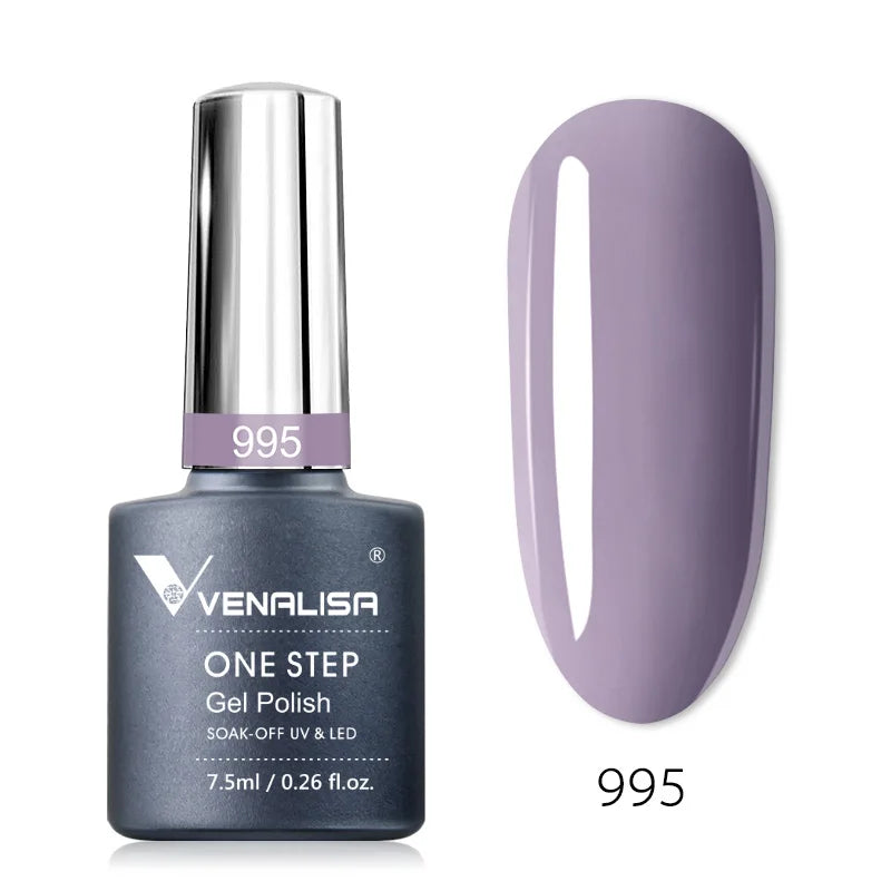 Venalisa 3-in-1 Gel Polish – 7,5ml One Step UV/LED Gel, Ohne Base & Top
