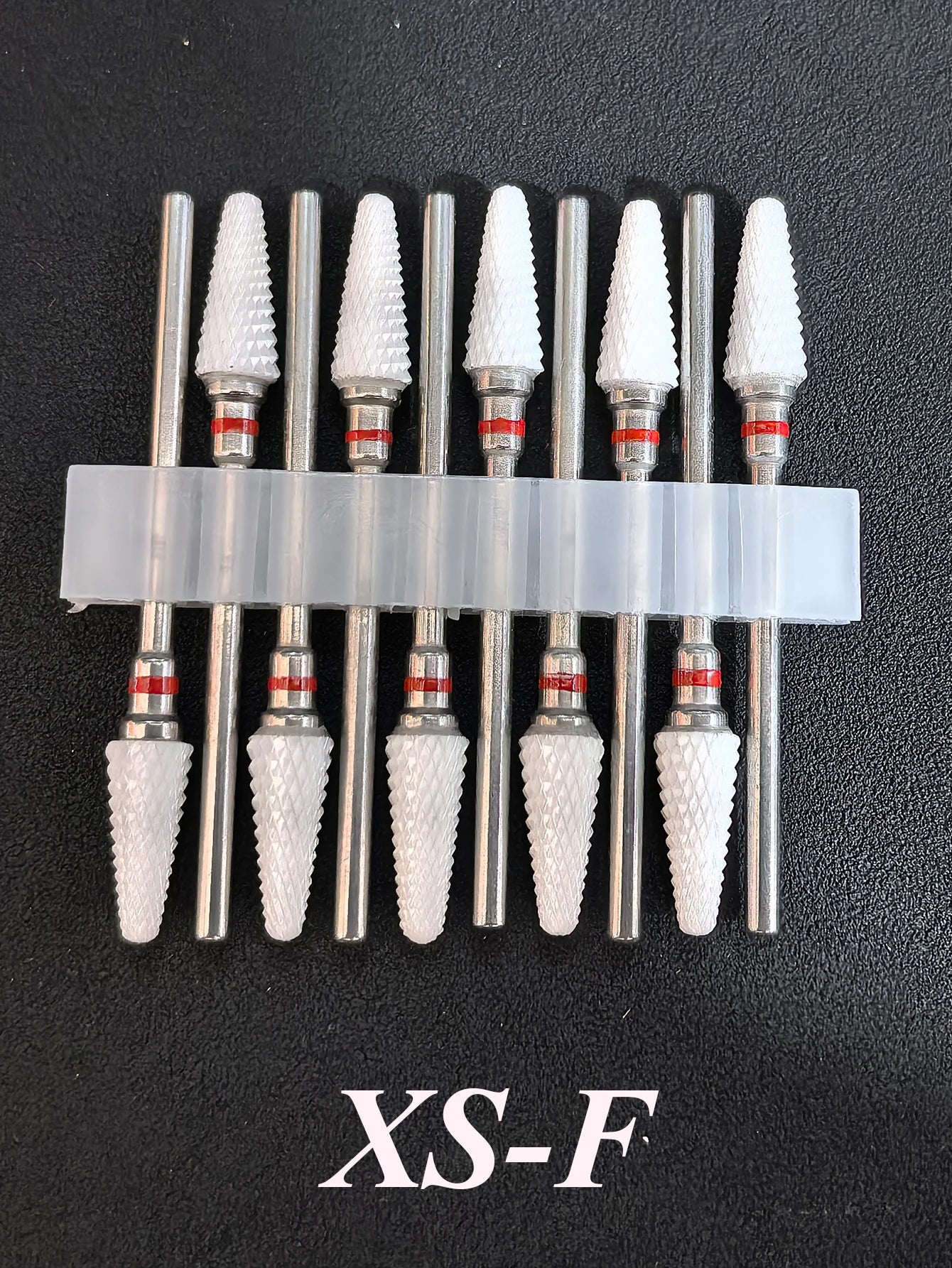 Keramik Fräser-Set – 10-tlg. für elektrische Nagelfräser, Maniküre & Pediküre