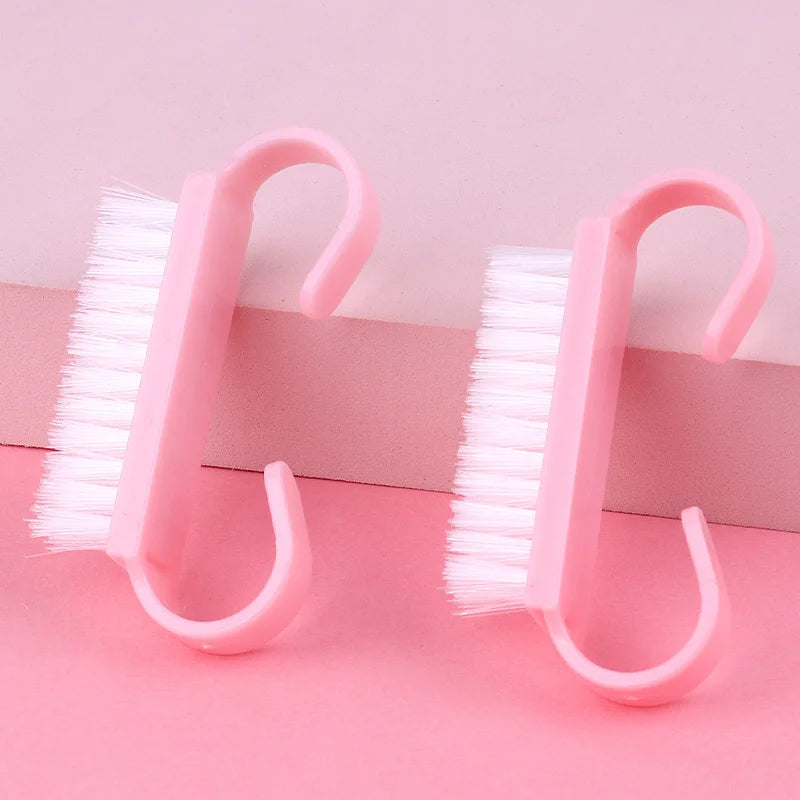 50 Stück Nagelbürsten – Bunte Reinigungsbürsten für Maniküre & Pediküre