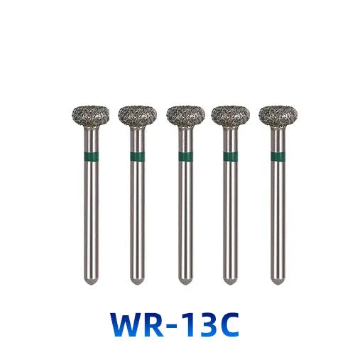 AZDENT Dental Diamantbohrer – 5 Stück, FG 1.6 mm, Medium für Turbine/High-Speed-Handstück 2