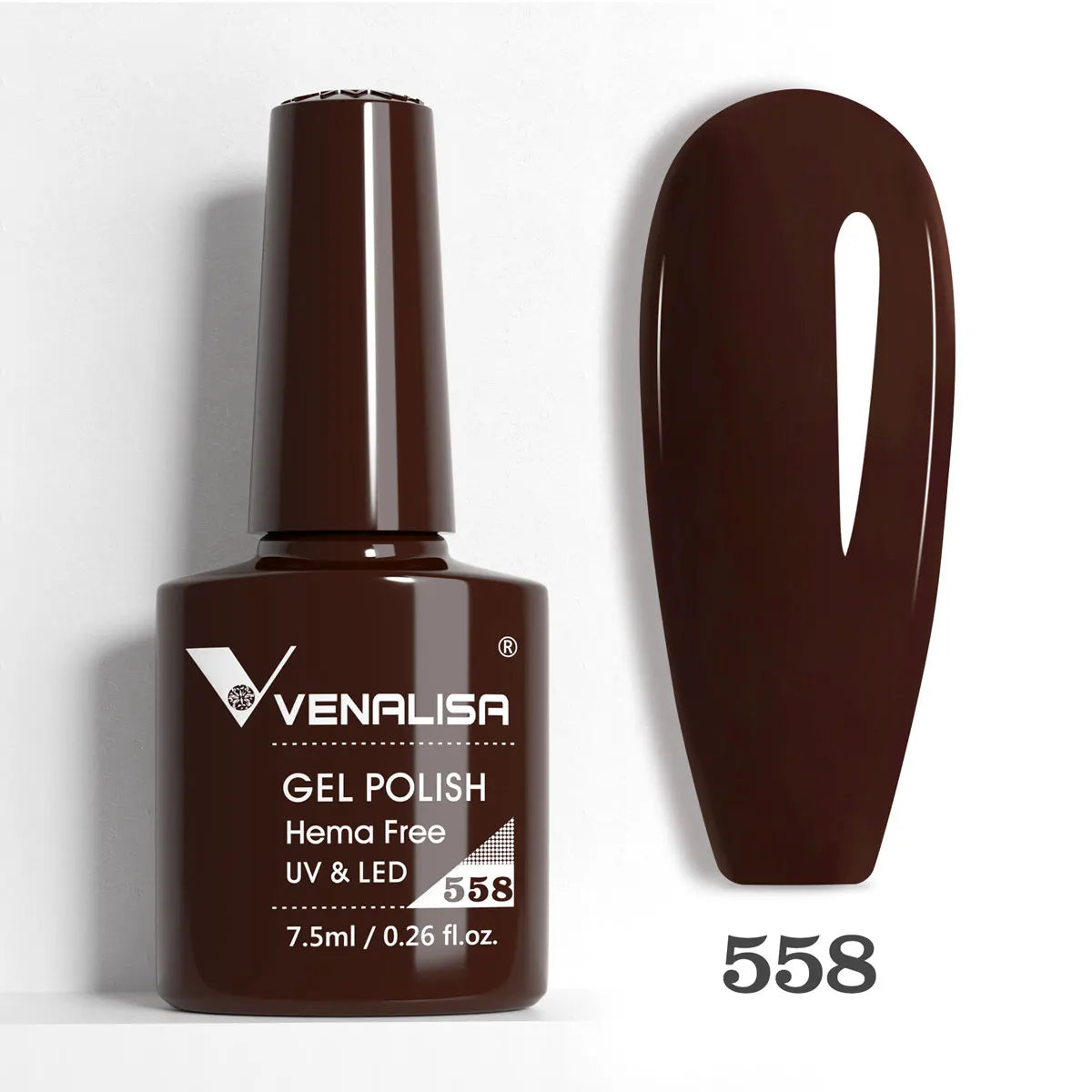 Venalisa HEMA-FREE Gel-Lack – 7,5 ml – French, Nude & Glitzer-Kollektion