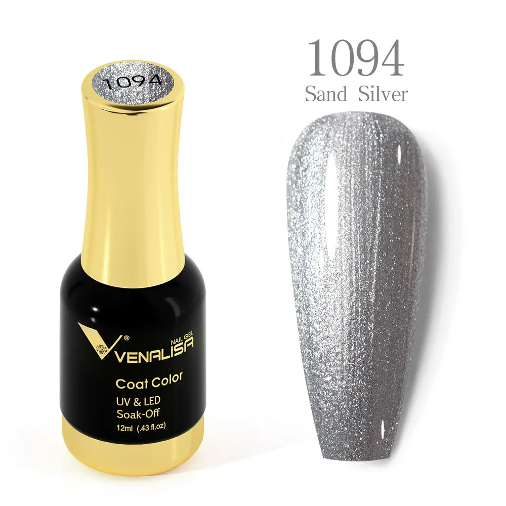 VENALISA Crystal UV Gel 12ml – French Nails, Glitzer, Pearl, HEMA-frei 1. Kollektion