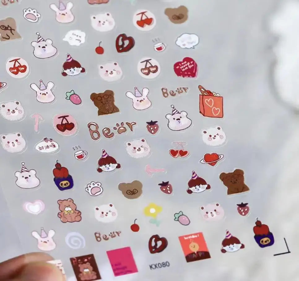 Disney 5D Nail Sticker – Zootopia & Mickey Motive für kreative Nail Art