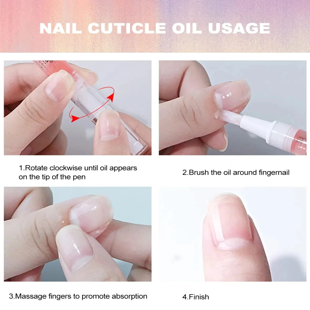 30x Nagelöl-Stift mit Duft – Cuticle Oil Pen für Pflege, Feuchtigkeit & Reparatur