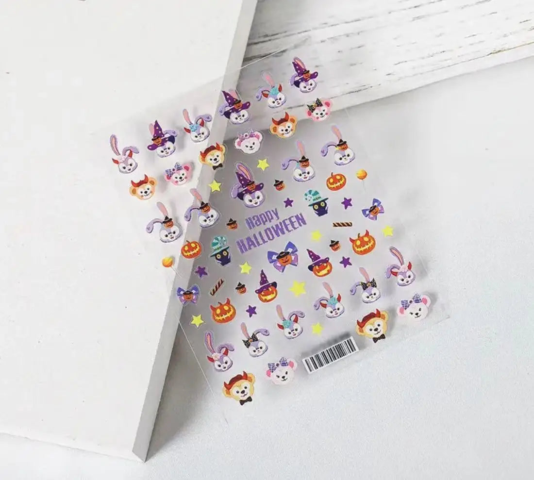 Disney 5D Nail Sticker – Zootopia & Mickey Motive für kreative Nail Art
