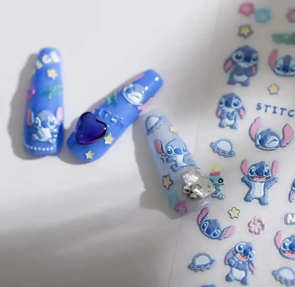 Disney 5D Nail Sticker – Zootopia & Mickey Motive für kreative Nail Art
