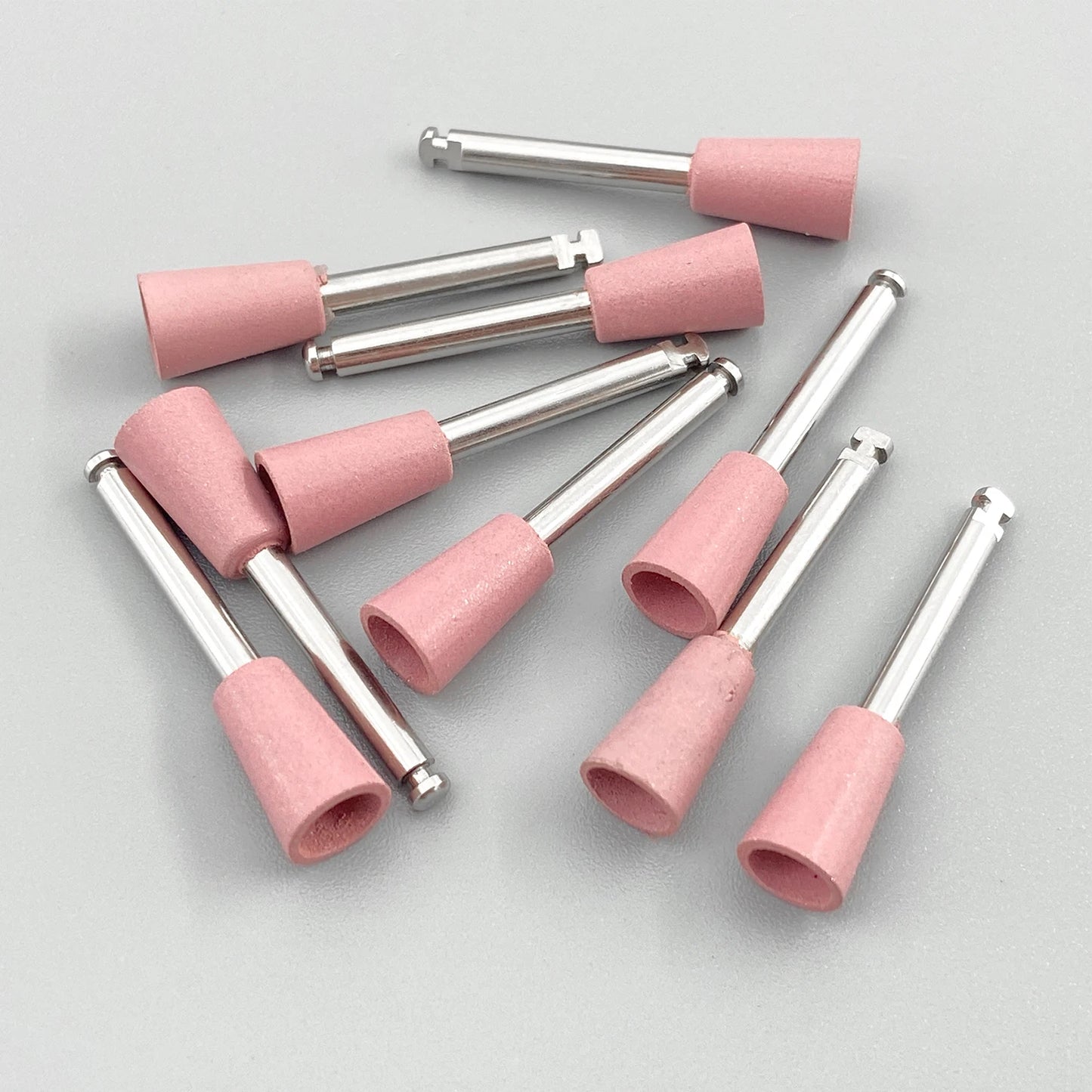 WELLCK Silikon-Polieraufsätze – 10/12 Stück Set für E-Feile, Politur & Finish (Nail & Dental Art)