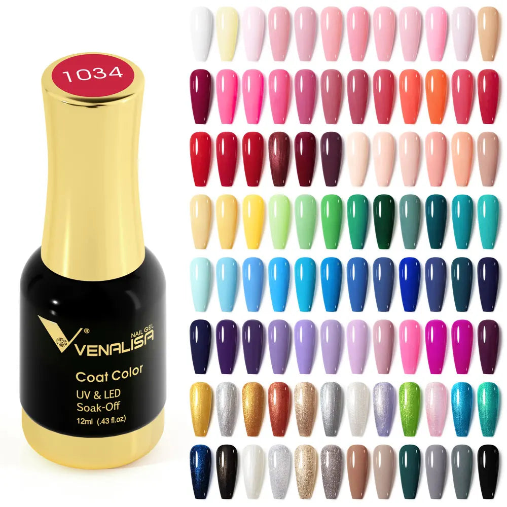 VENALISA Crystal UV Gel 12ml – French Nails, Glitzer, Pearl, HEMA-frei 1. Kollektion