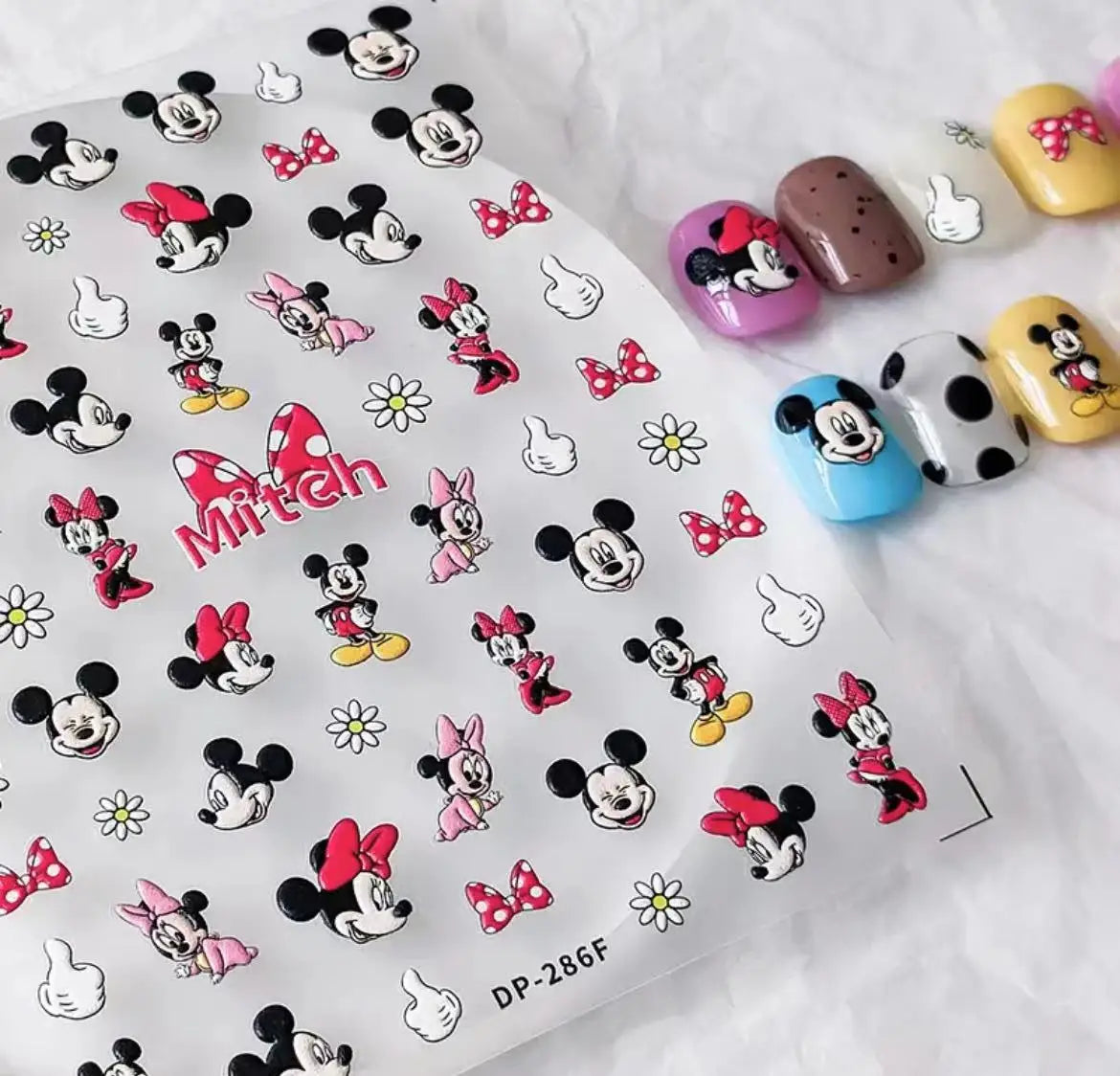 Disney 5D Nail Sticker – Zootopia & Mickey Motive für kreative Nail Art