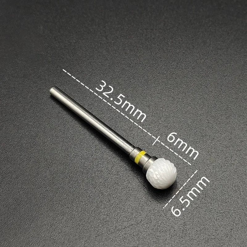 Karbide-Fräserbit (Keramikbeschichtung) – Für Gelentfernung & Feinschliff (3/32", E-Feile)