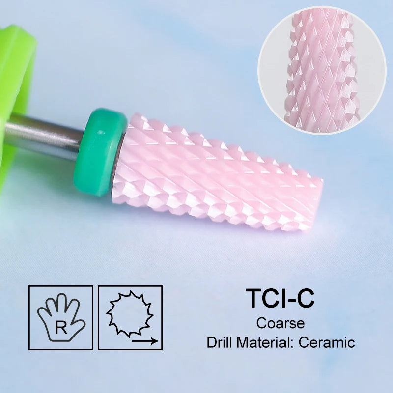 Keramik Fräser Rosa – Einzelstück, Verschiedene Formen für E-Feile & Maniküre