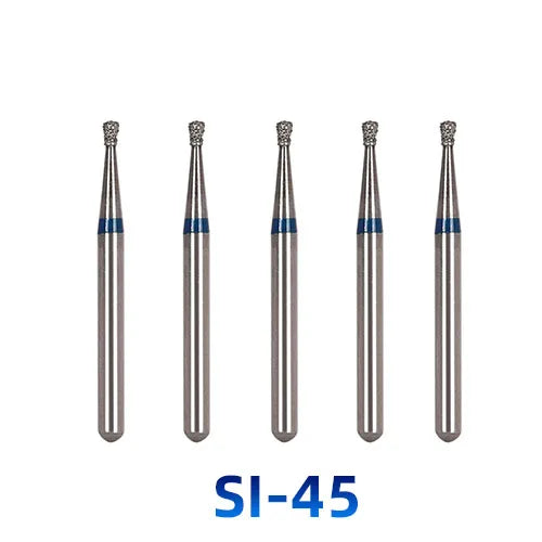 AZDENT Dental Diamantbohrer – 5 Stück, FG 1.6 mm, Medium für Turbine/High-Speed-Handstück 2
