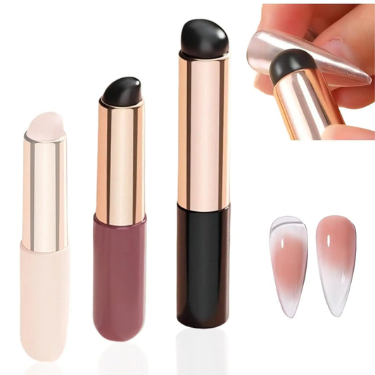 Silikonpinsel für Ombre & Chrome Powder – Wiederverwendbar & Präzise