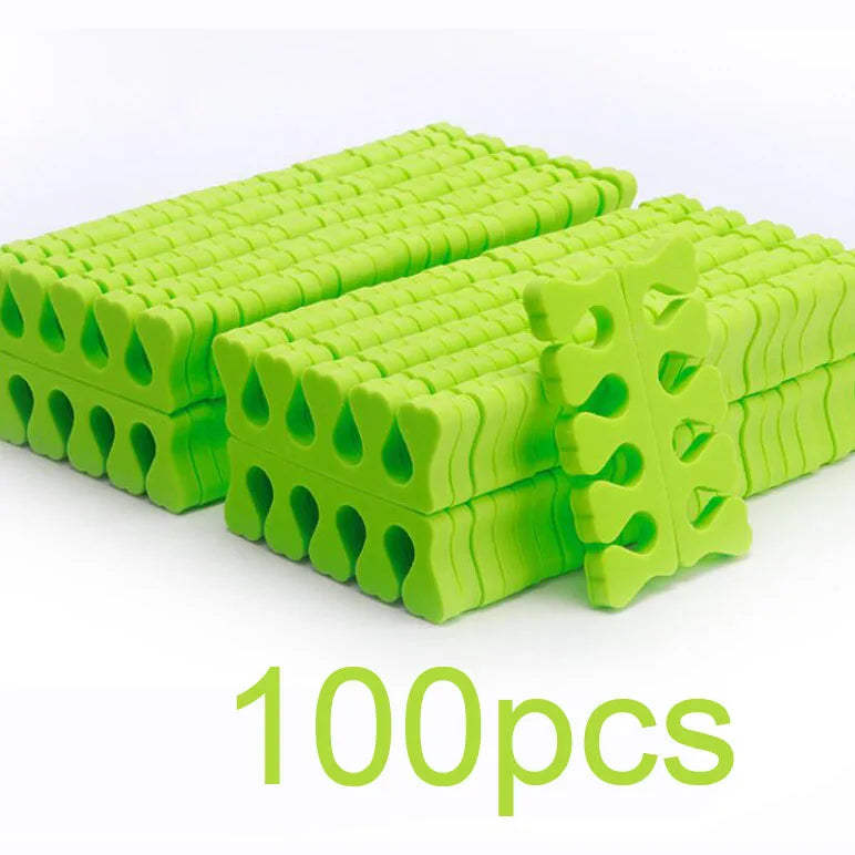 50/100 Stück Zehentrenner – Weiche Schwamm-Pads für Pediküre & Maniküre