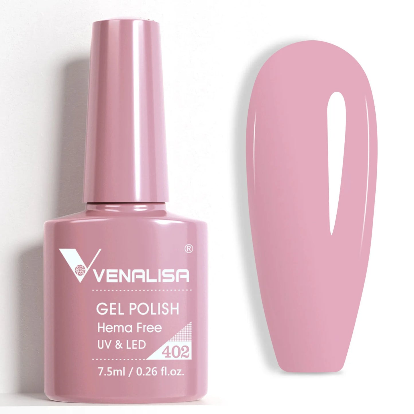 Venalisa Glitter Gel Polish – 7,5ml Rot, HEMA-frei, UV/LED, Semi-Permanent