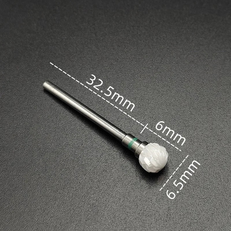 Karbide-Fräserbit (Keramikbeschichtung) – Für Gelentfernung & Feinschliff (3/32", E-Feile)