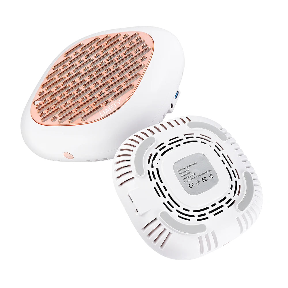 130W Turbo Nagelstaubabsaugung mit 2 Filtern – Bürstenloser Profi Nail Dust Collector für Maniküre & Pediküre