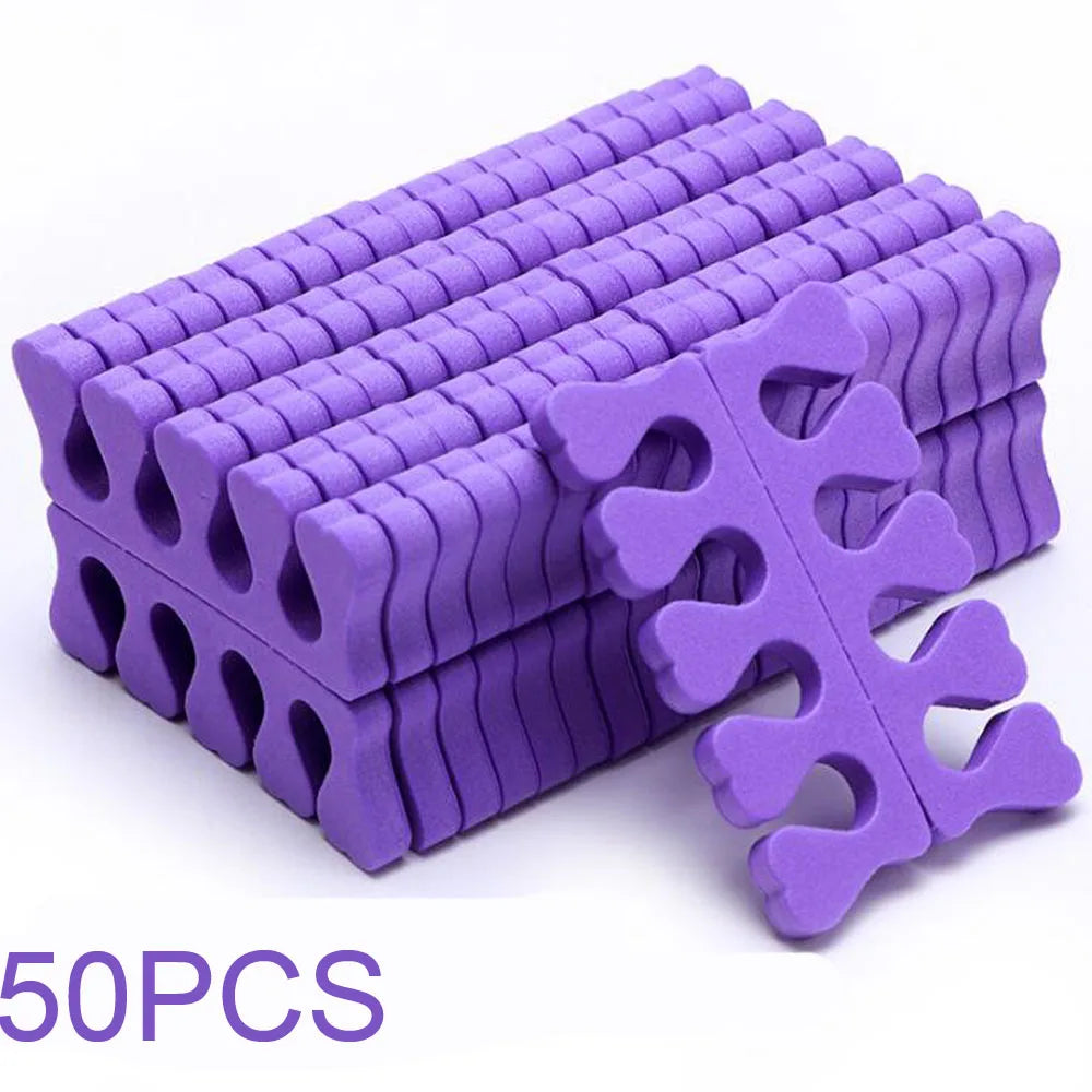 50/100 Stück Zehentrenner – Weiche Schwamm-Pads für Pediküre & Maniküre