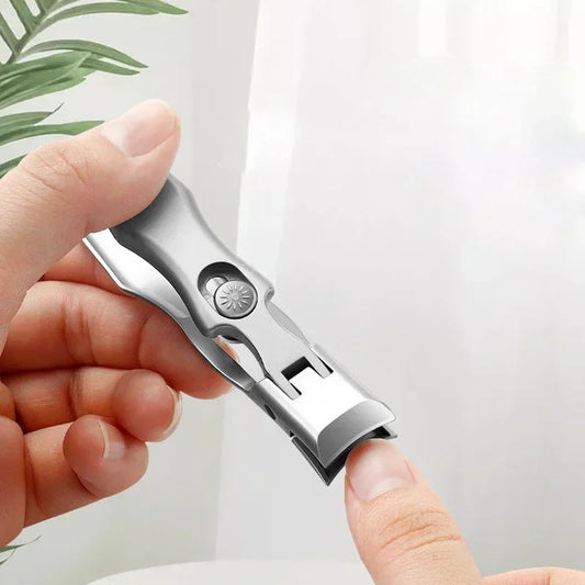 Edelstahl-Zehennagelknipser – Extra großes Öffnen, Spritzschutz-Design