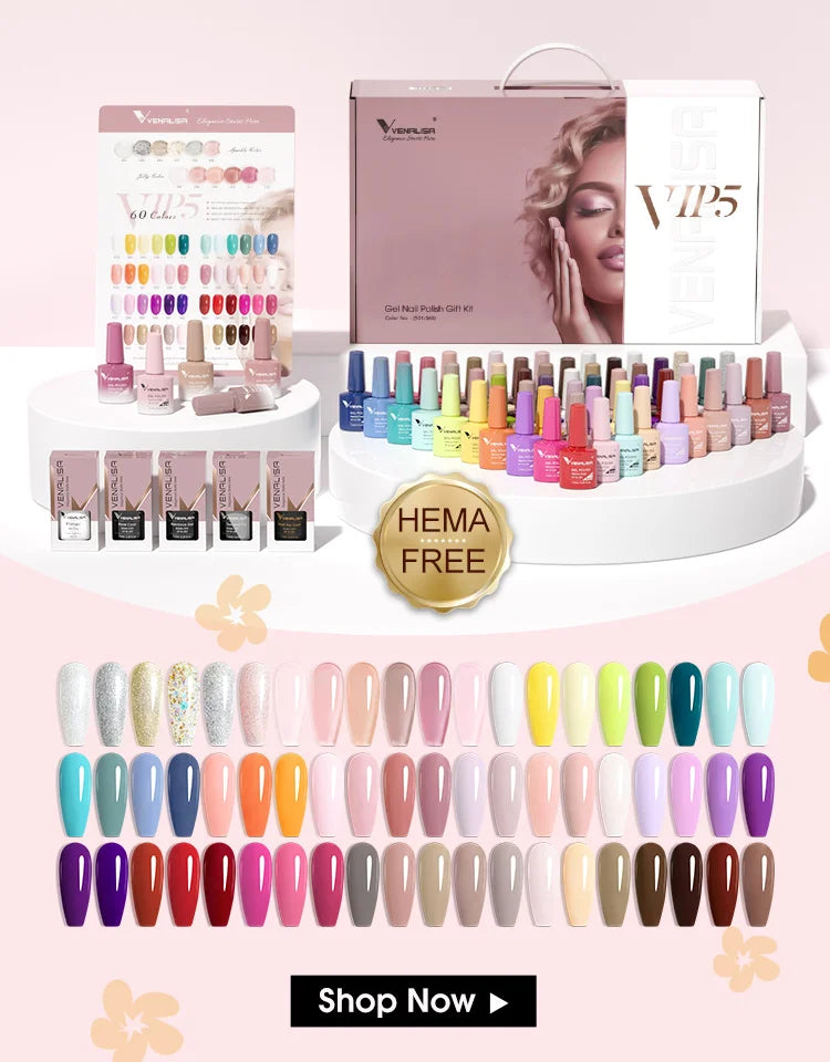 Venalisa Painting Gel 5ml – 60 Farben für Nailart, French & Details – UV/LED