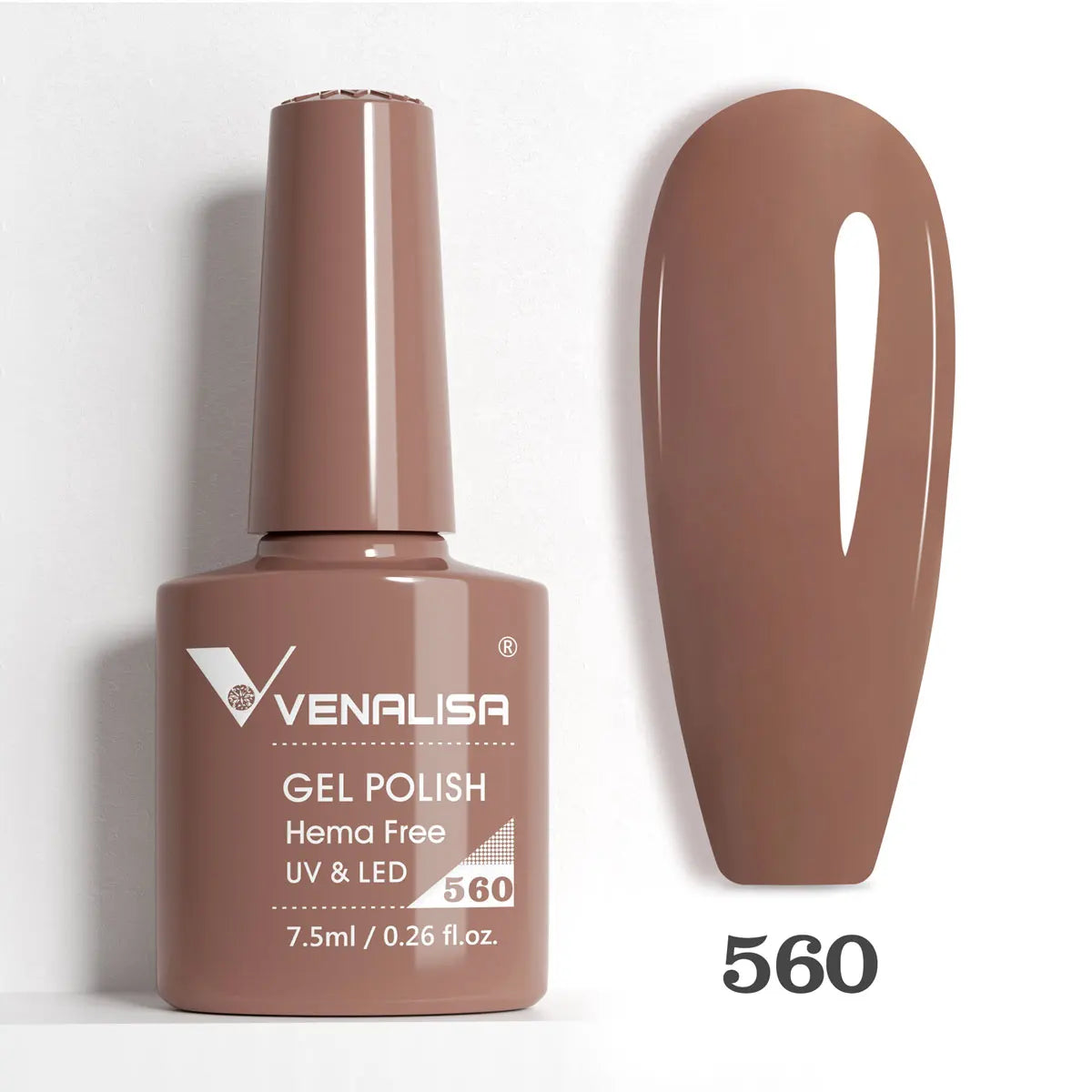 Venalisa HEMA-FREE Gel-Lack – 7,5 ml – French, Nude & Glitzer-Kollektion