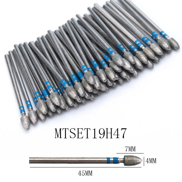 50x Diamant-Fräser für Nagelstudio – Bit-Set zur Nagelhaut- & Hornhautentfernung