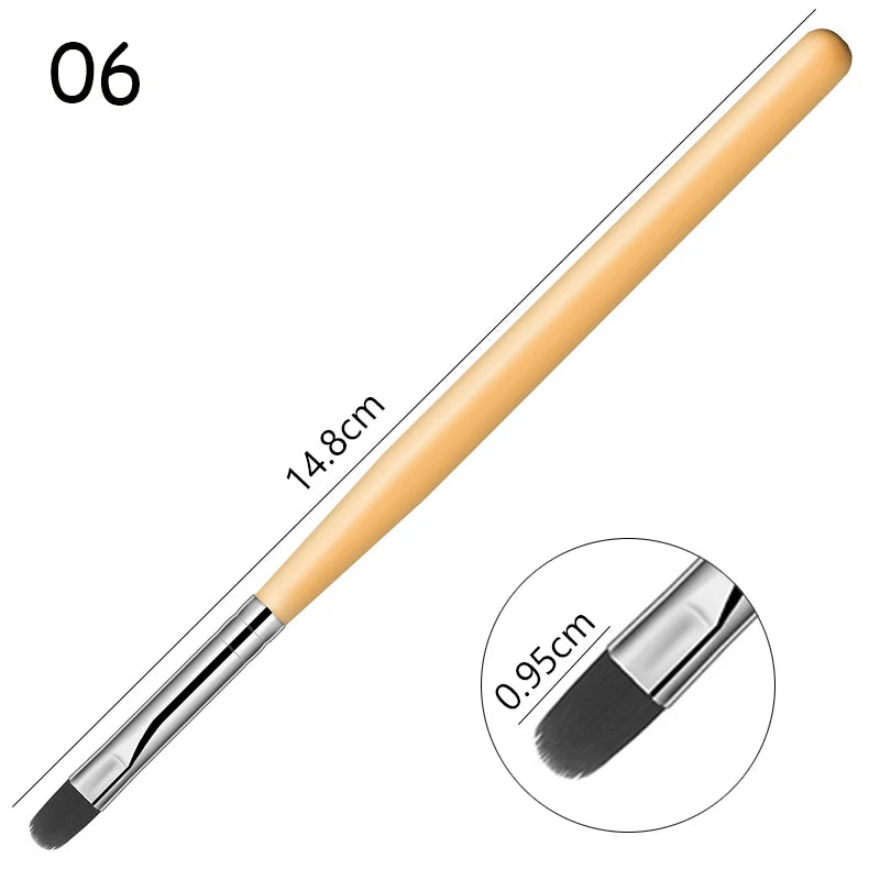 Nail Art Pinsel Set (1–9 Stück) – für UV Gel, Acryl & 3D Nail Design