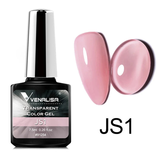Venalisa Jelly Nude Gel – Semi Transparent UV Gel für Maniküre 2.