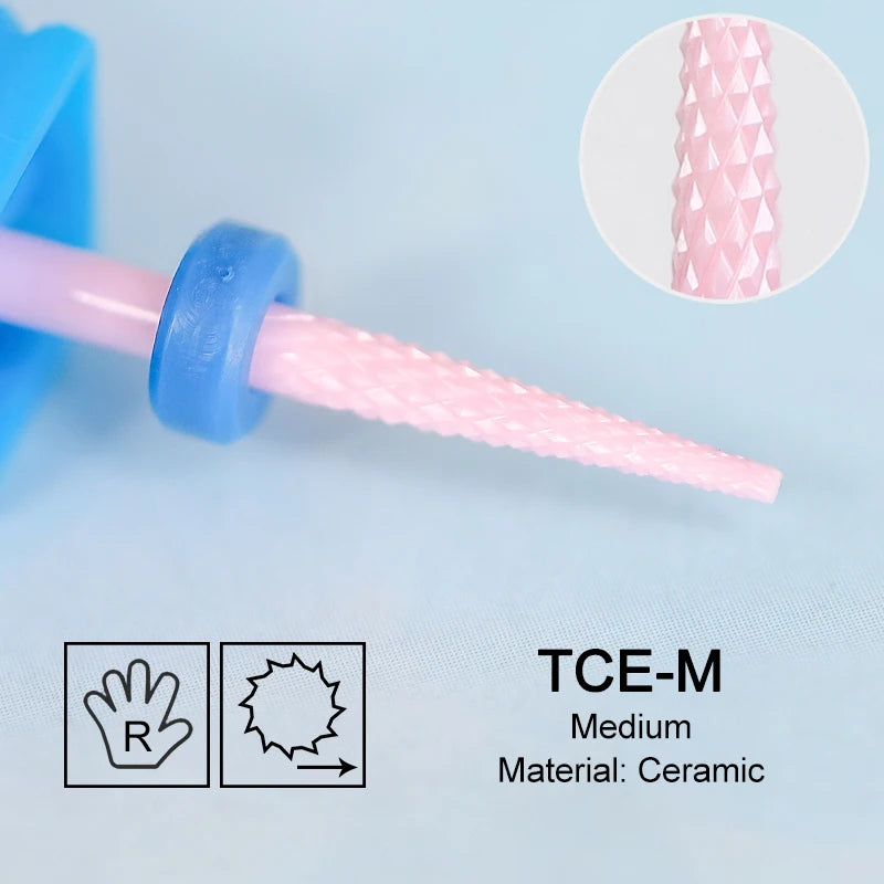 Keramik Fräser Rosa – Einzelstück, Verschiedene Formen für E-Feile & Maniküre