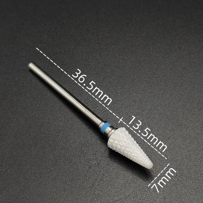 Karbide-Fräserbit (Keramikbeschichtung) – Für Gelentfernung & Feinschliff (3/32", E-Feile)