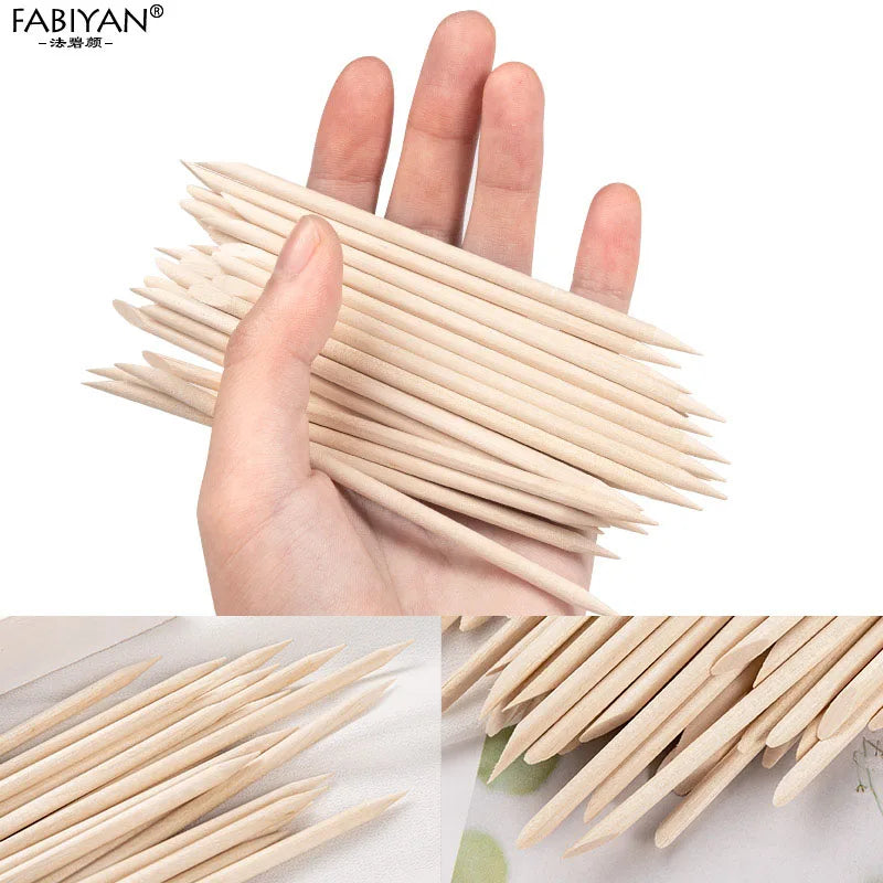 Orangewood Sticks für Maniküre – 100/500 Stück | 11,5 cm