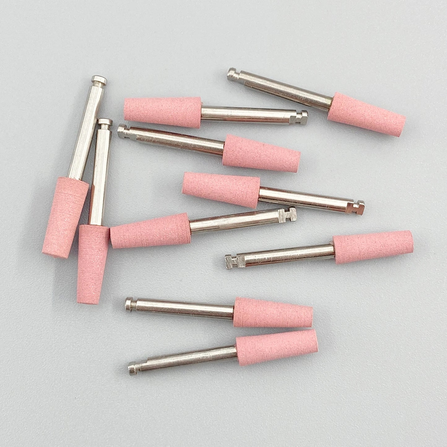 WELLCK Silikon-Polieraufsätze – 10/12 Stück Set für E-Feile, Politur & Finish (Nail & Dental Art)