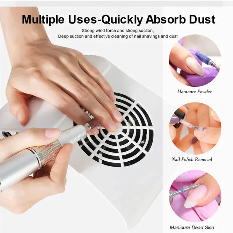Rosa Nail Dust Collector – Staubabsaugung mit starker Leistung & leisem Betrieb