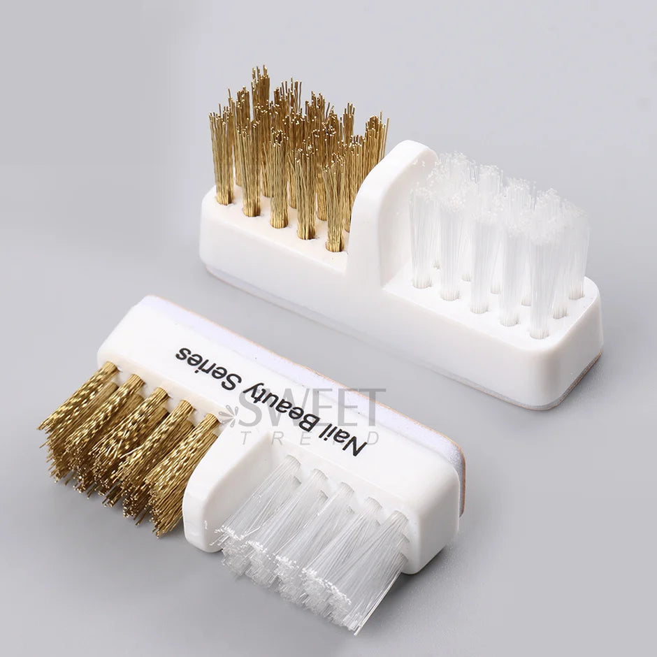 Kupfer-Draht Reinigungsbürste für Fräser – Dual-Bürste für Nagelfräser & Bits