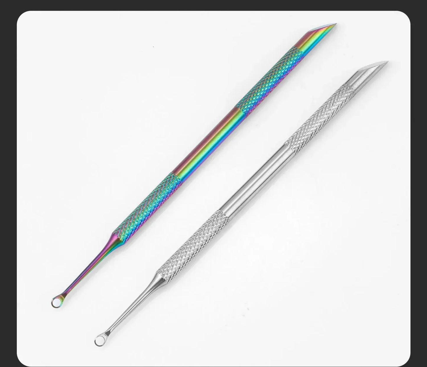 Nagelhautentferner – Doppelseitiger Cuticle Pusher aus Edelstahl