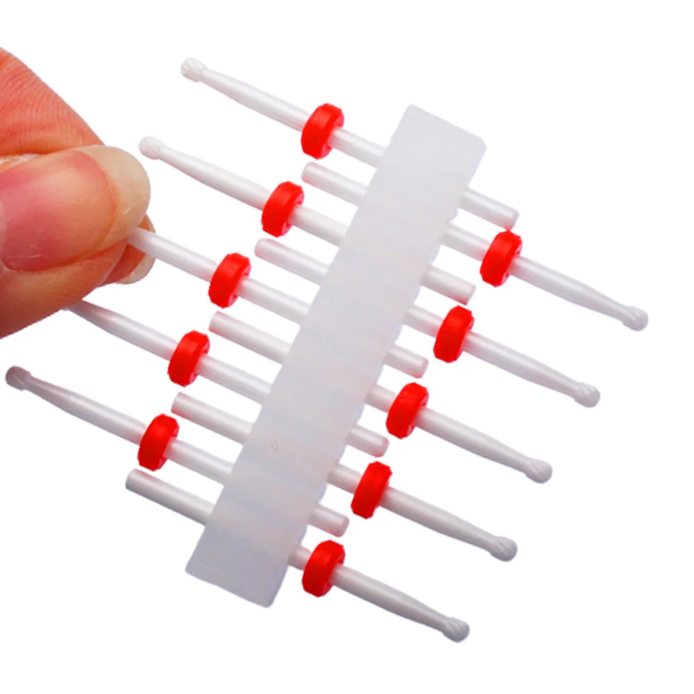 10tlg. Fräser Set für Maniküre – Hartmetall & Keramik Bits, Gel Entferner & Schleifer für elektrische Nagelfeilen