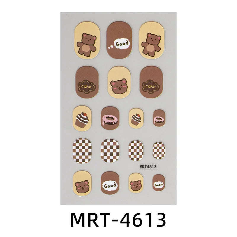 Kinder-Nagelsticker – DIY Cartoon Sticker für Mädchen & Nail Art