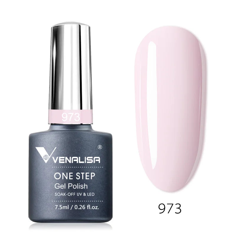 Venalisa 3-in-1 Gel Polish – 7,5ml One Step UV/LED Gel, Ohne Base & Top