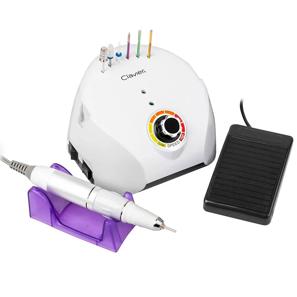 Elektrische Nagelfräse FX600 – Profi Maniküre- & Pediküregerät mit Fräserbits und Fußpedal