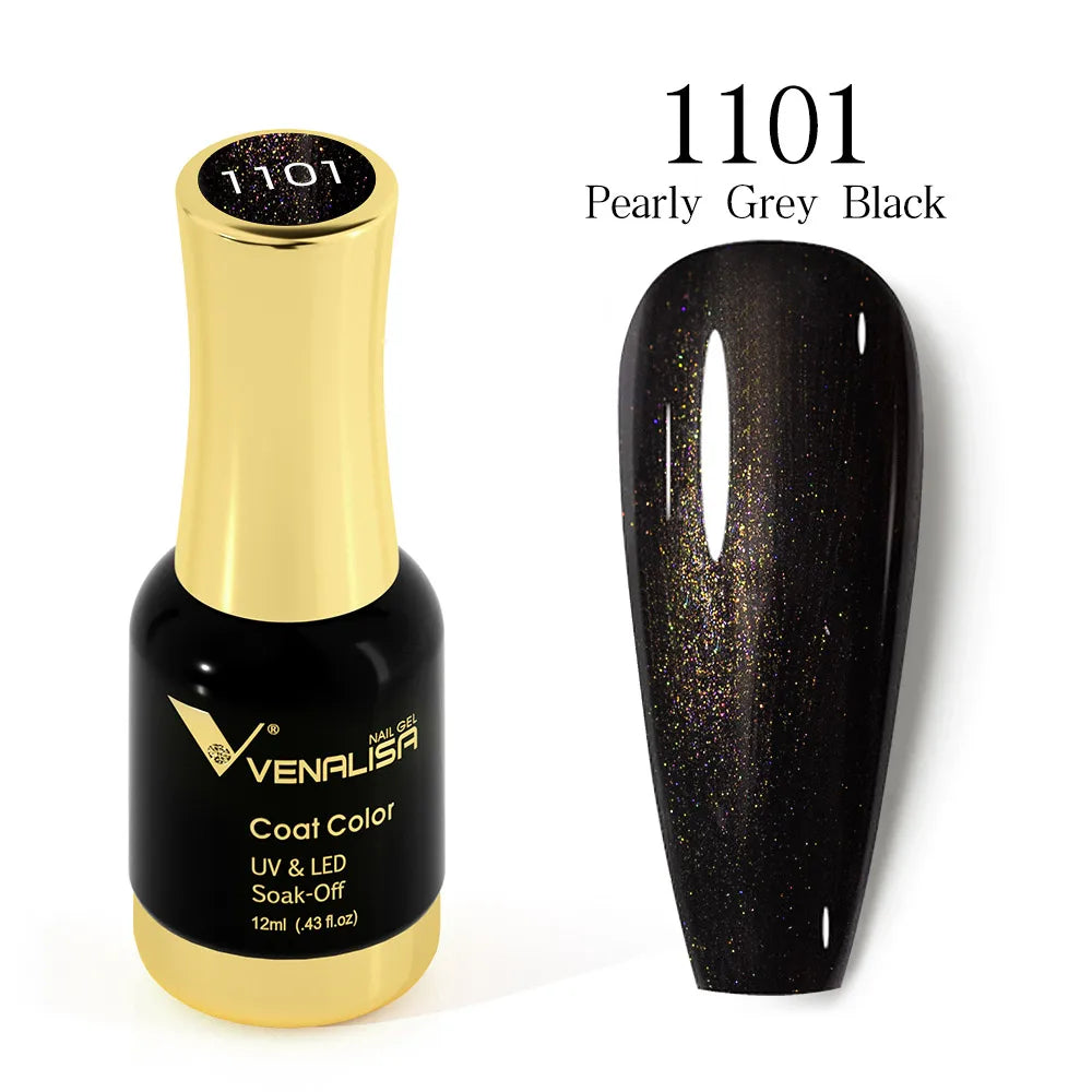 VENALISA Crystal UV Gel 12ml – French Nails, Glitzer, Pearl, HEMA-frei 1. Kollektion