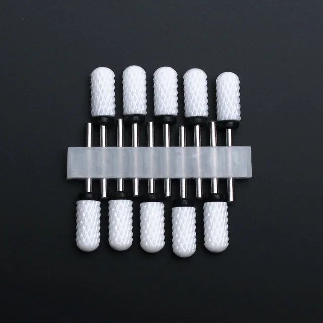 10 Stück Keramik Nagelfräser Set – Für elektrische Nagelfeile, Gelentfernung, Maniküre & Nagelhautpflege