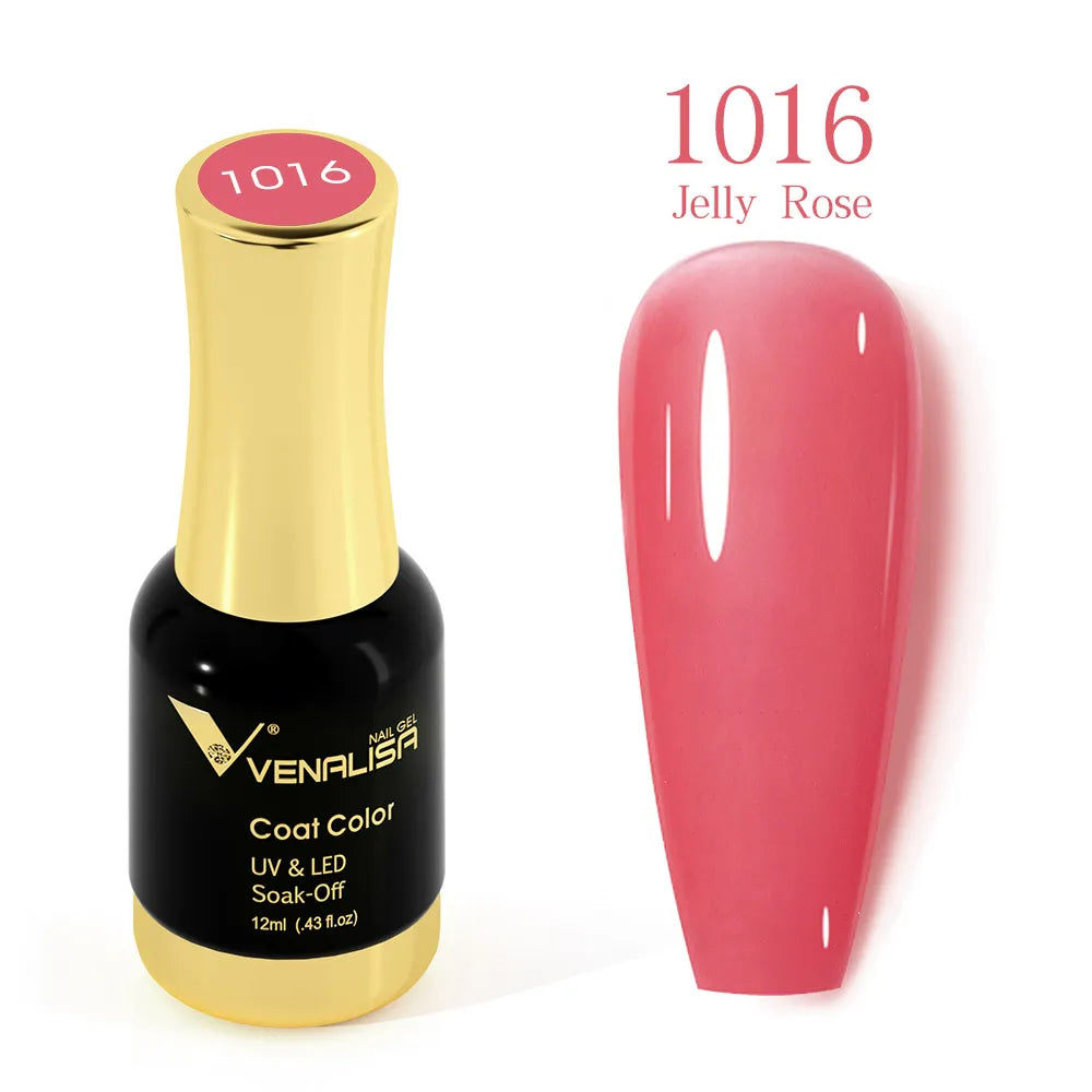 VENALISA Crystal UV Gel 12ml – French Nails, Glitzer, Pearl, HEMA-frei 1. Kollektion