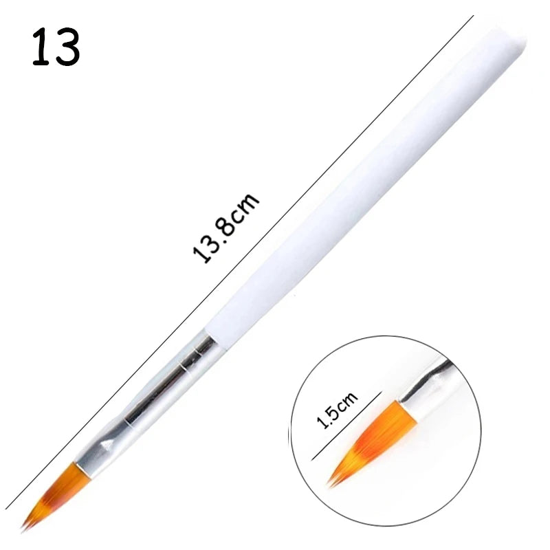 Nail Art Pinsel Set (1–9 Stück) – für UV Gel, Acryl & 3D Nail Design
