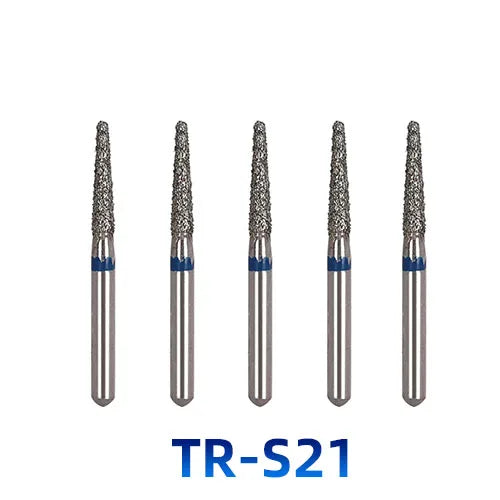AZDENT Dental Diamantbohrer – 5 Stück, FG 1.6 mm, Medium für Turbine/High-Speed-Handstück 2