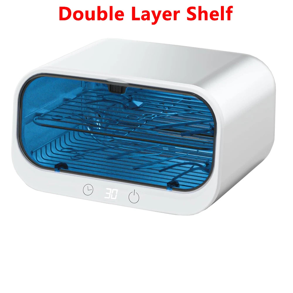 UV Sterilisator Box – 360° Ozon & UV-Desinfektion mit Timer für Beauty-Tools, Babyspielzeug & Handy
