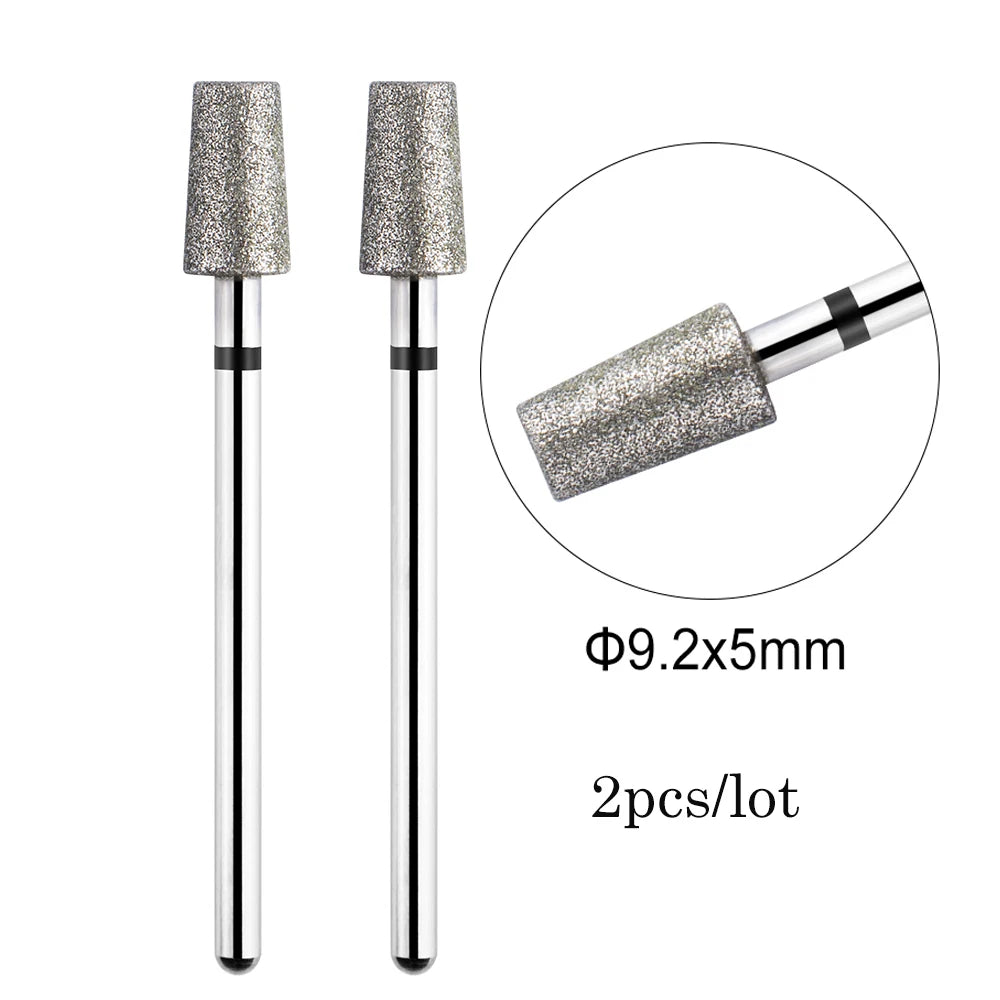 MOWOT Diamant-Fräser – 2er-Set für elektrische Nagelfräser, für Maniküre & Nagelhautpflege