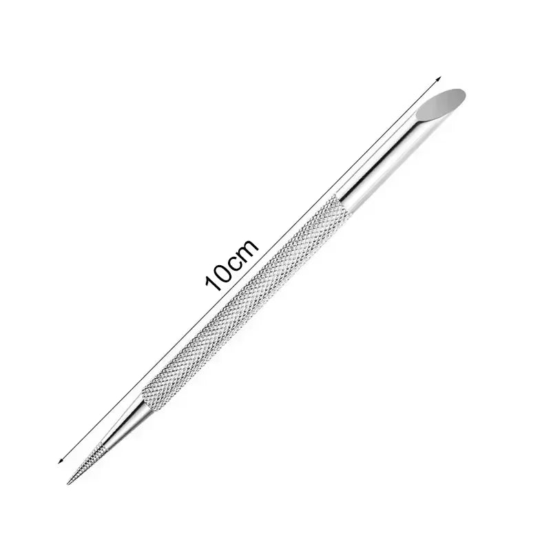 Nagelhautentferner – Doppelseitiger Cuticle Pusher aus Edelstahl