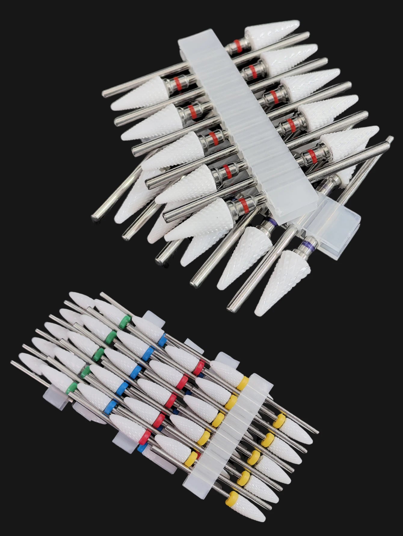 Keramik Fräser-Set – 10-tlg. für elektrische Nagelfräser, Maniküre & Pediküre