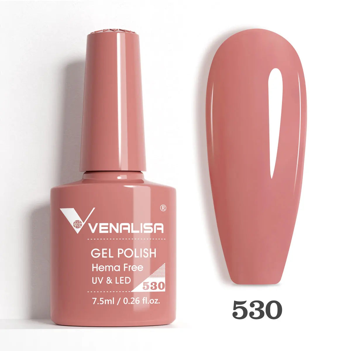 Venalisa HEMA-FREE Gel-Lack – 7,5 ml – French, Nude & Glitzer-Kollektion